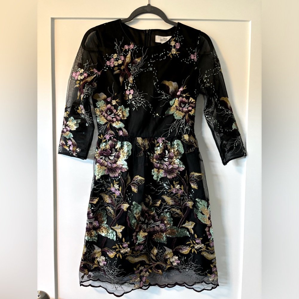 Embroidered Badgley Mischka Dress